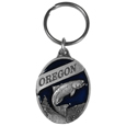 Oregon Trout Metal Key Chain with Enameled Details